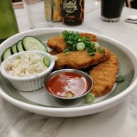 Beyond chikin at Moonrise Comida Vegana in Guatemala City