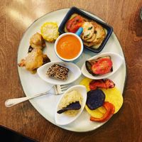 Appetizer tapas plate at De Levensboom in Hasselt