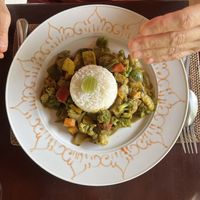 Green curry  at BeingSattvaa in Ubud