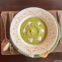 Cauliflower and coriander soup   at BeingSattvaa in Ubud