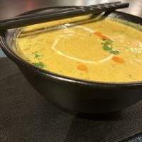Broccoli soup  at Yugo in Doha