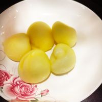 Durian Mochi at Coco Veggie Nonya Cuisine 椰素林 in Central Singapore