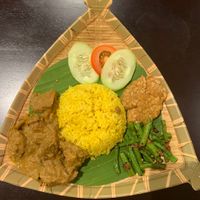 Rendang monkey head mushroom  at Coco Veggie Nonya Cuisine 椰素林 in Central Singapore