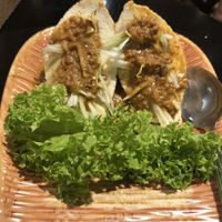 Satay fried tofu  at Coco Veggie Nonya Cuisine 椰素林 in Central Singapore