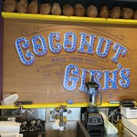 shakes and smoothies too  at Coconut Glen's in Tokyo