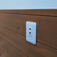 Usb ports to charge your tech at Coconut Glen's in Tokyo