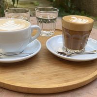 Chai and coffee  at Family Lorenz & Coffee House in Prague