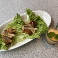 BBQ mushrooms  at elemen 元素 - Paya Lebar Quarter in Central Singapore