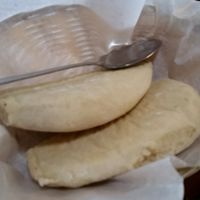 fresh bread at El Gamal in Taos