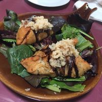 Veggie samosas with coconut chutney! at El Gamal in Taos