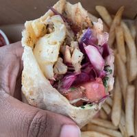 Blackened cauliflower wrap at Old Town Tavern & Beer Garden in Key West