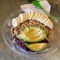 Wonderful acai bowl at Samba Rock Acai Cafe in Santa Cruz