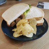 Vegan Sausage Sandwich  at Peacock Cafe in Stanmore