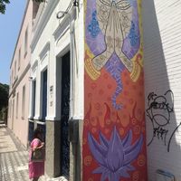 Entrance at Asharam Gad in Fortaleza