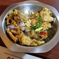 Bhel puri at Five Chutneys in Arusha
