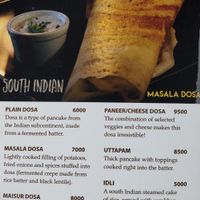 Menu 5 at Five Chutneys in Arusha