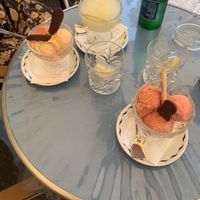 vegan ice cream (sorbets) at Pasticceria Da Alberto in Capri