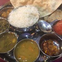 South Indian thali at Sri Annapurna in Barcelona