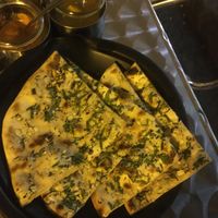 Garlic Naan - vegan at Sri Annapurna in Barcelona