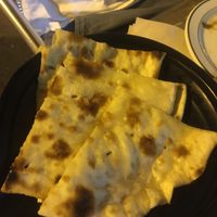 Cheese Naan - vegetarian  at Sri Annapurna in Barcelona