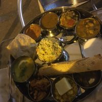 North Indian Thali at Sri Annapurna in Barcelona