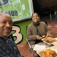   at Vegan Mob in Oakland