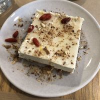 No Cheese Cake with citrus sauce   at apeti - Ségur in Paris