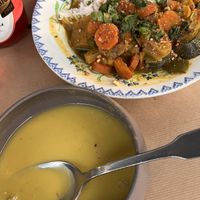 Soup and curry  at apeti - Ségur in Paris