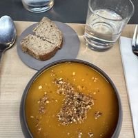 Soup of the day: butternut  at apeti - Ségur in Paris