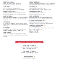 Menu at Pure Joy Ice Cream in Siloam Springs