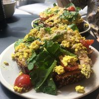 Scrambled tofu at Oliver Green - East in Amsterdam