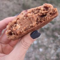 Cookie vegana de crema de Lotus y nueces at Delightcious in Terrassa