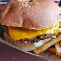 Clyde's vegan burger at HiFi Clyde's in Chattanooga