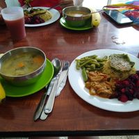 Muy rico at La Casa Vegetariana in Guayaquil