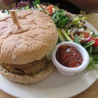 Burger at Fortify Cafe in Maidstone