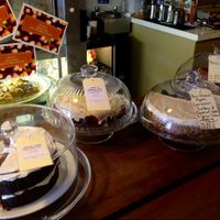 so many freshly made cakes to choose at Fortify Cafe in Maidstone