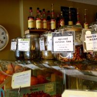 a load of teas and drink choices at Fortify Cafe in Maidstone