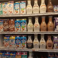 Vegan milks and iced coffees at Riba Smith Supermercado - Bella Vista in Panama City