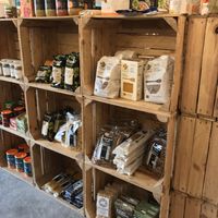 Lots of important vegan staples  at Kind Earth in Llanelli