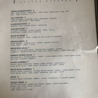 Food mostly vegan just with dairy cheese option at Temperance in Halifax