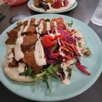 Seitan Flatbread at Temperance in Halifax
