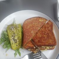 Jalapeño vegan cheese toastie at Temperance in Halifax