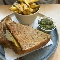 Masala toastie   at Temperance in Halifax