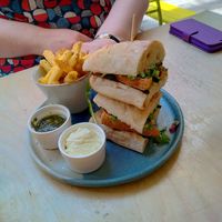 Excellent tofu sandwich. at Temperance in Halifax