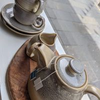 Tea and oat milk at The Dowry in Lerwick