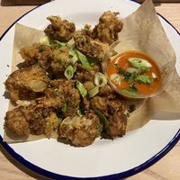 Cauliflower wings with tangy buffalo sauce   at The Dowry in Lerwick