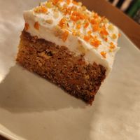 Carrots cake at Veggie Grill by Next Level in Burbank