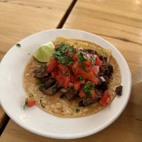 Vegan steak taco 😋  at Veggie Grill by Next Level in Burbank