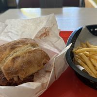 Yummy vegan brisket    at Veggie Grill by Next Level in Burbank