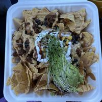 Jackfruit nachos  at Conscious Meals in Sedona